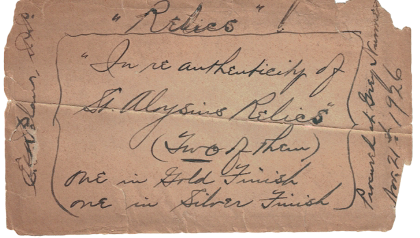 Remnants of envelope